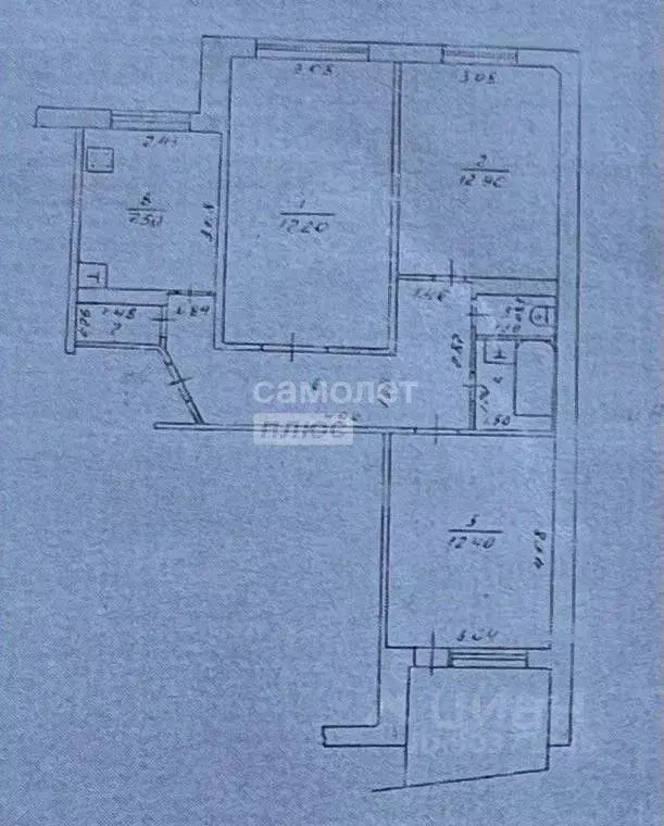 3-к кв. Чувашия, Новочебоксарск Солнечная ул., 5 (65.2 м) - Фото 2