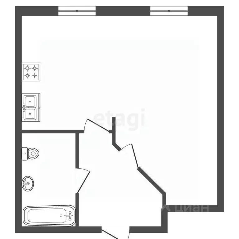 Студия Ленинградская область, Сертолово Всеволожский район, ... - Фото 2