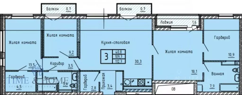 3-к кв. Свердловская область, Екатеринбург Академический мкр, 12-й ... - Фото 1