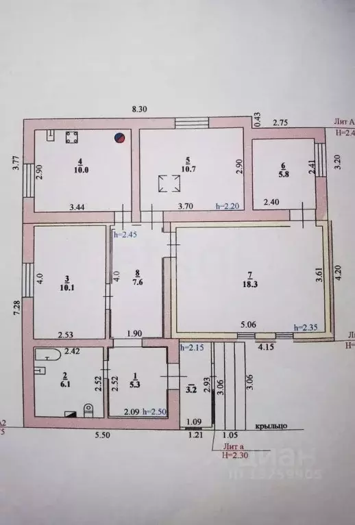 Дом в Липецкая область, Елец ул. Мира, 151 (100 м) - Фото 2