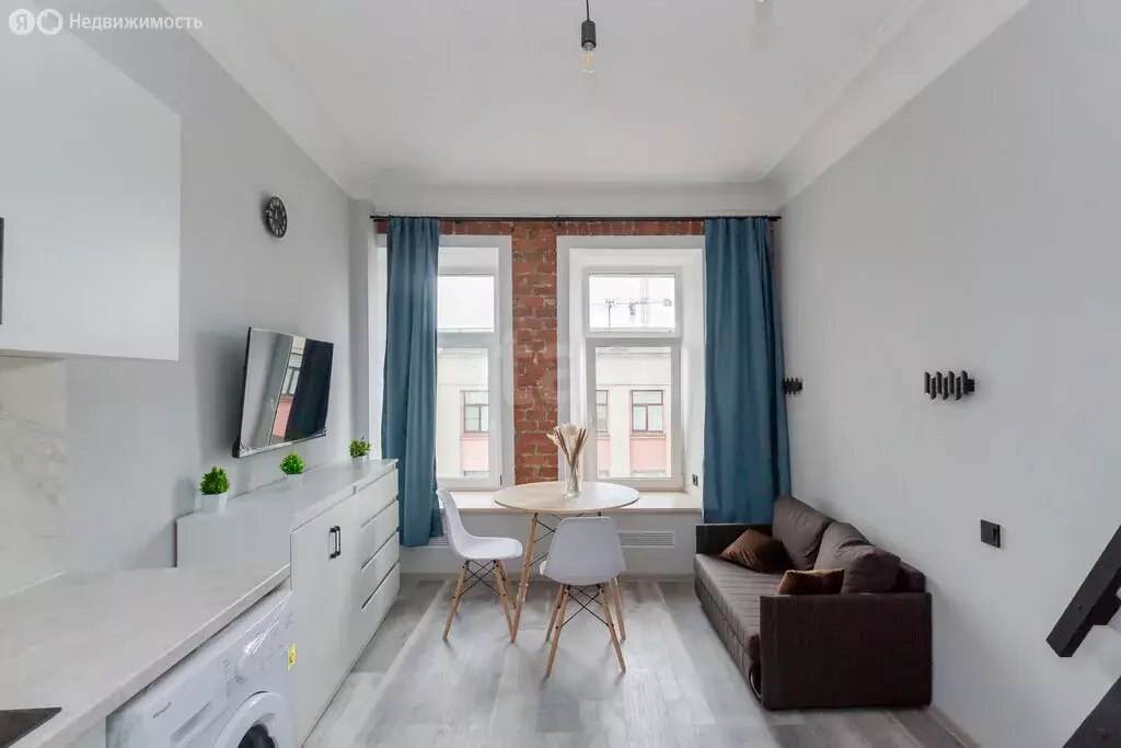 Квартира-студия: Санкт-Петербург, 8-я Советская улица, 57 (24 м) - Фото 1