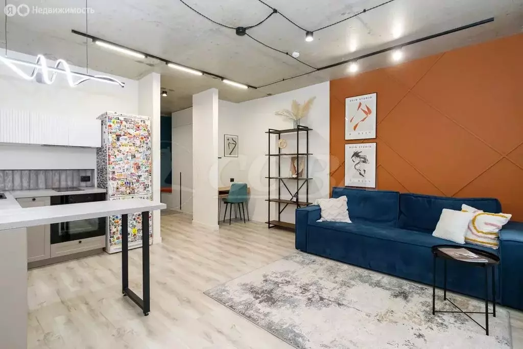 Квартира-студия: Тюмень, Краснооктябрьская улица, 6 (33 м) - Фото 2