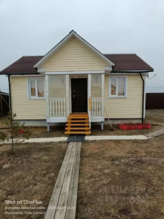 Дом в Тульская область, Заокский район, Демидовское с/пос, д. Вороново ... - Фото 1