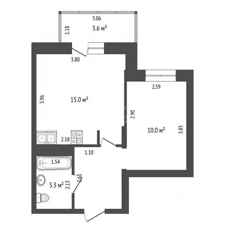 1-к кв. Московская область, Одинцовский городской округ, с. Лайково, ... - Фото 1