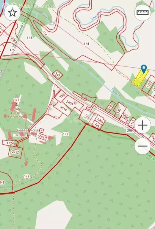 Участок в Калужская область, Козельский муниципальный округ, сельское ... - Фото 2