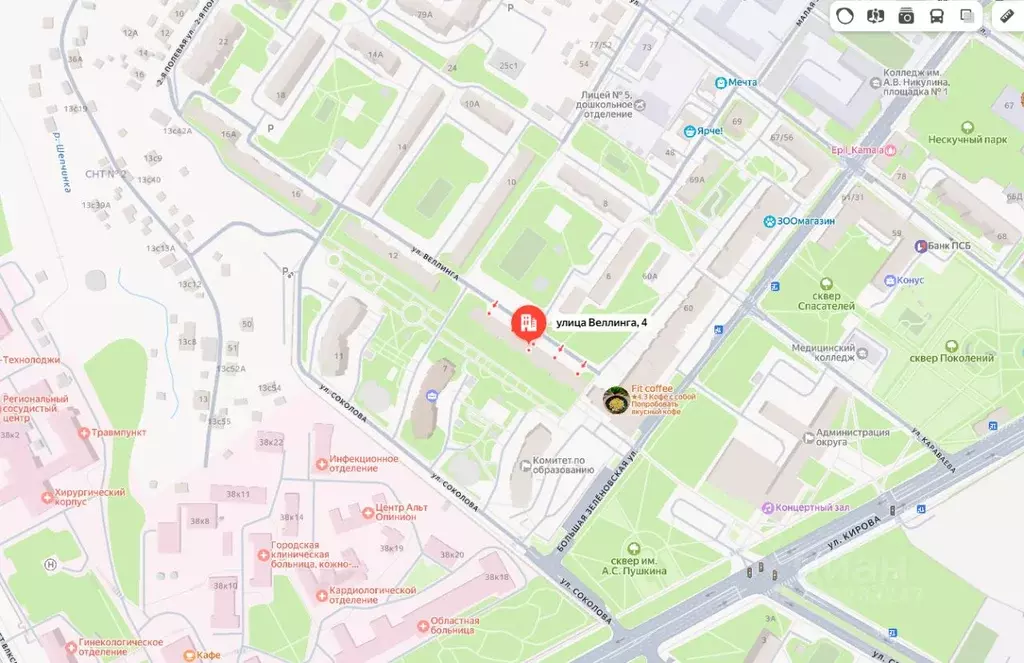 Свободной планировки кв. Московская область, Подольск ул. Веллинга, 4 ... - Фото 2