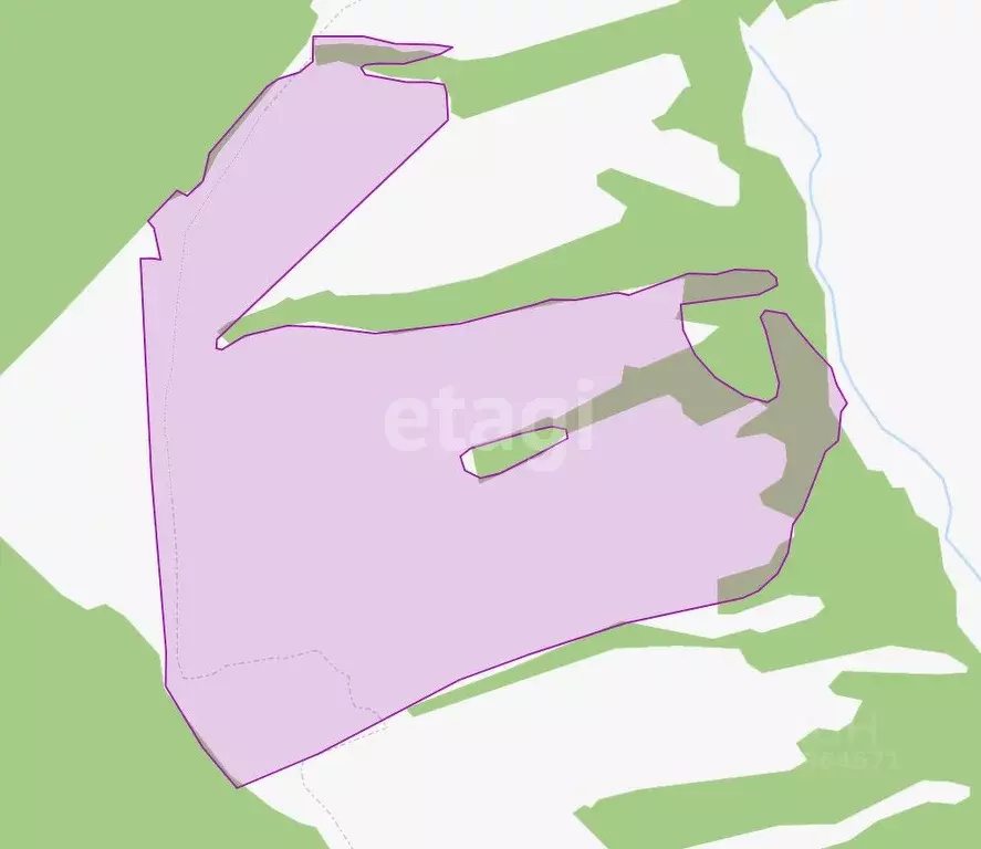 Участок в Калужская область, Ульяново с/пос, с. Медынцево  (5560.7 ... - Фото 1