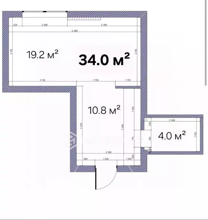 Квартира, студия, 34 м - Фото 1