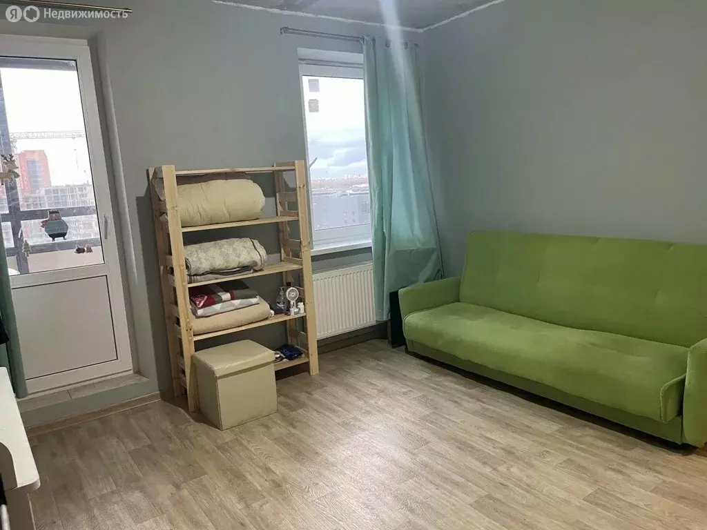 Квартира-студия: Виллозское городское поселение, посёлок Новогорелово, ... - Фото 1