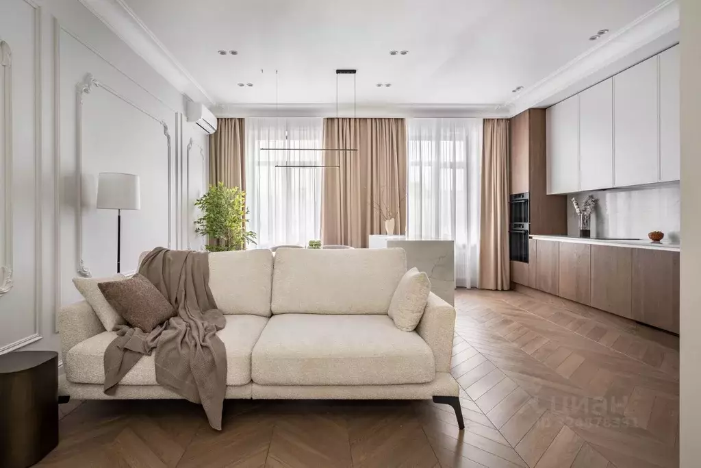 3-к кв. Москва 1-я Миусская ул., 22/24С2 (87.7 м) - Фото 2