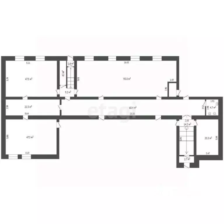Офис в Ханты-Мансийский АО, Ханты-Мансийск ул. Мира, 51 (328 м) - Фото 1