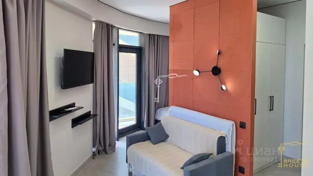 Студия Крым, Ялта ул. Дражинского, 45А (33.8 м) - Фото 2
