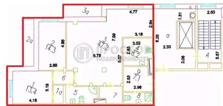 3-к кв. Москва ул. Мишина, 26 (120.0 м) - Фото 2