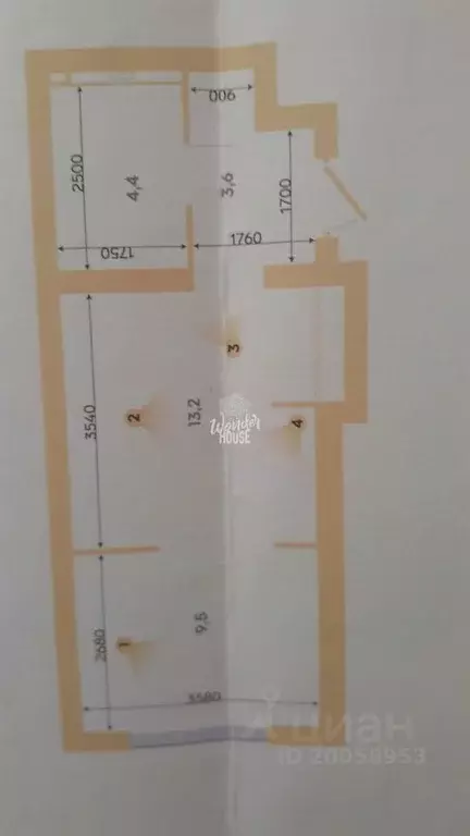 Студия Тюменская область, Тюмень ул. Республики, 204к7 (30.8 м) - Фото 2