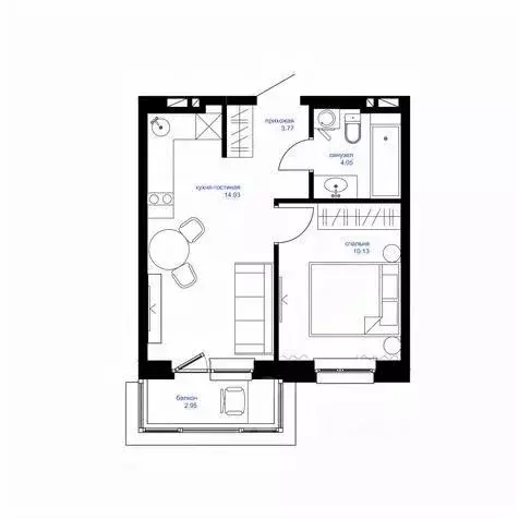 1-к кв. Приморский край, Владивосток Сердце квартала жилой комплекс ... - Фото 1