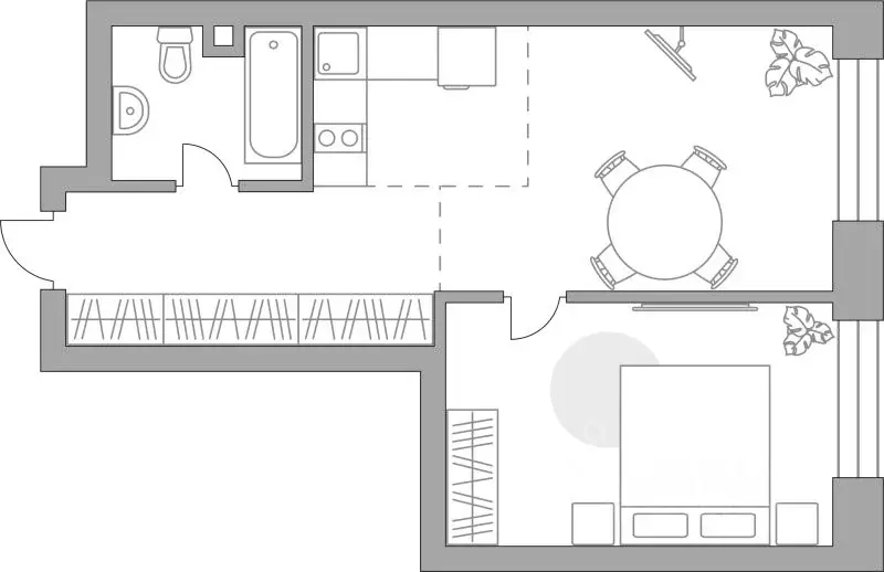 1-к кв. Москва Дубининская ул. (52.18 м) - Фото 1