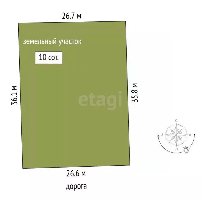 Участок в Ростовская область, Мясниковский район, Краснокрымское ... - Фото 1