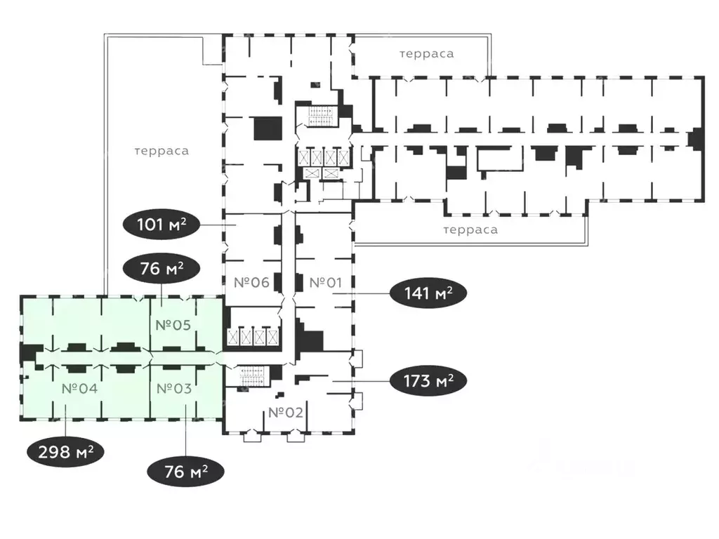 Офис в Санкт-Петербург Коломяжский просп., 19 (450 м) - Фото 1