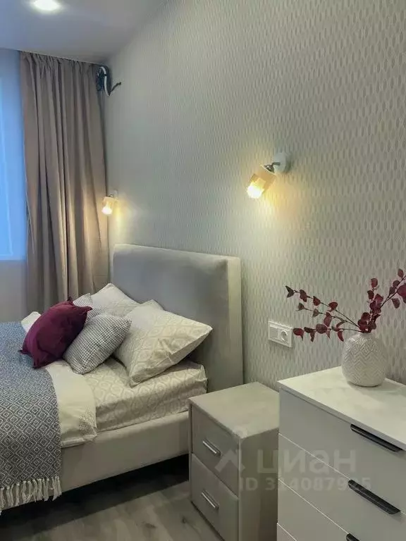 1-к кв. Тюменская область, Тюмень ул. Дмитрия Менделеева, 2к2 (40.0 м) - Фото 1