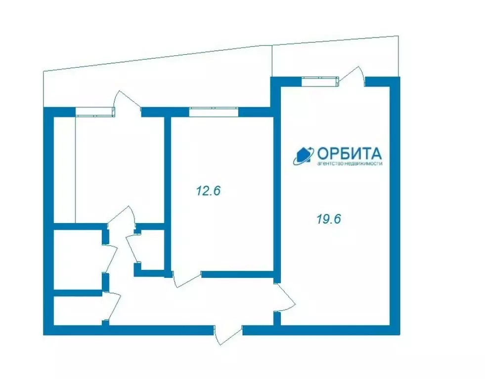 2-комнатная квартира: Тюмень, улица Республики, 92 (51.7 м) - Фото 1