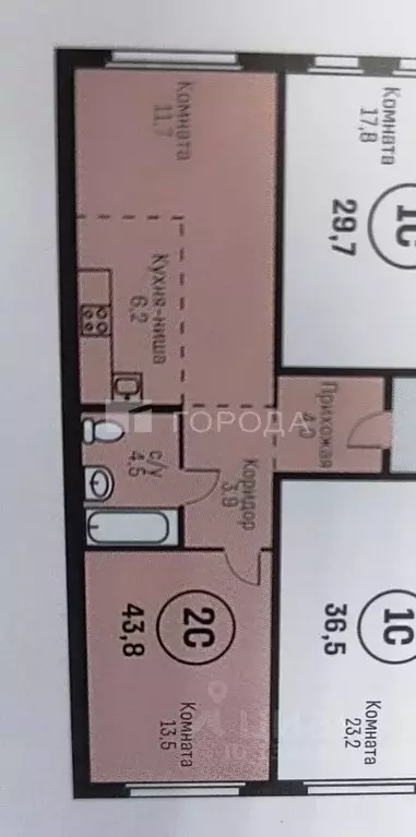 2-к кв. Алтайский край, Барнаул ул. Имени В.Т. Христенко, 2к3 (44.1 м) - Фото 1