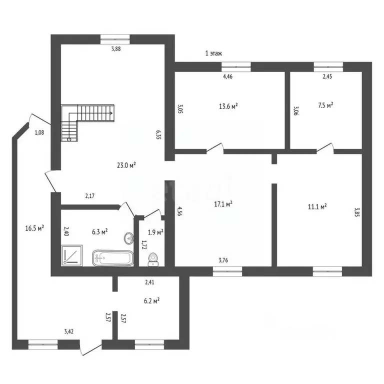 Дом в Амурская область, с. Константиновка ул. Рабочая, 42В (99 м) - Фото 2