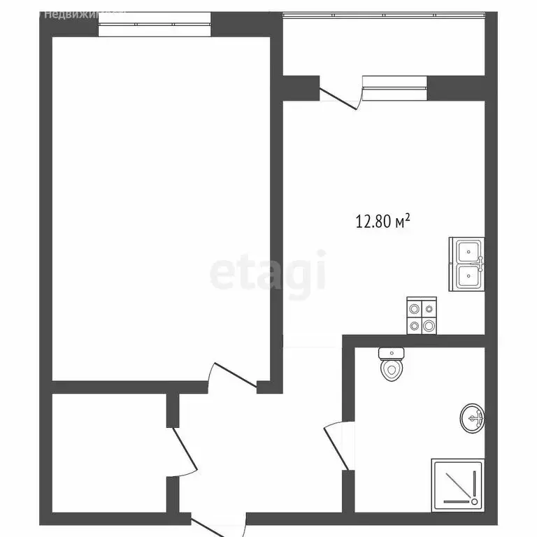 1-комнатная квартира: Самара, Силовая улица, 6 (45.4 м) - Фото 2