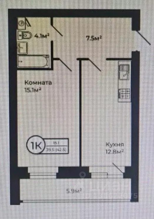 1-к кв. Ярославская область, Ярославский муниципальный округ, д. ... - Фото 2