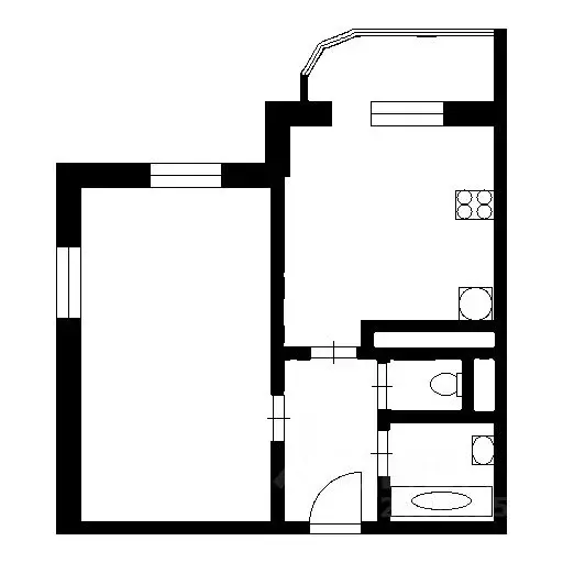 1-к кв. Москва, Москва, Троицк ул. Городская, 20 (39.6 м) - Фото 2