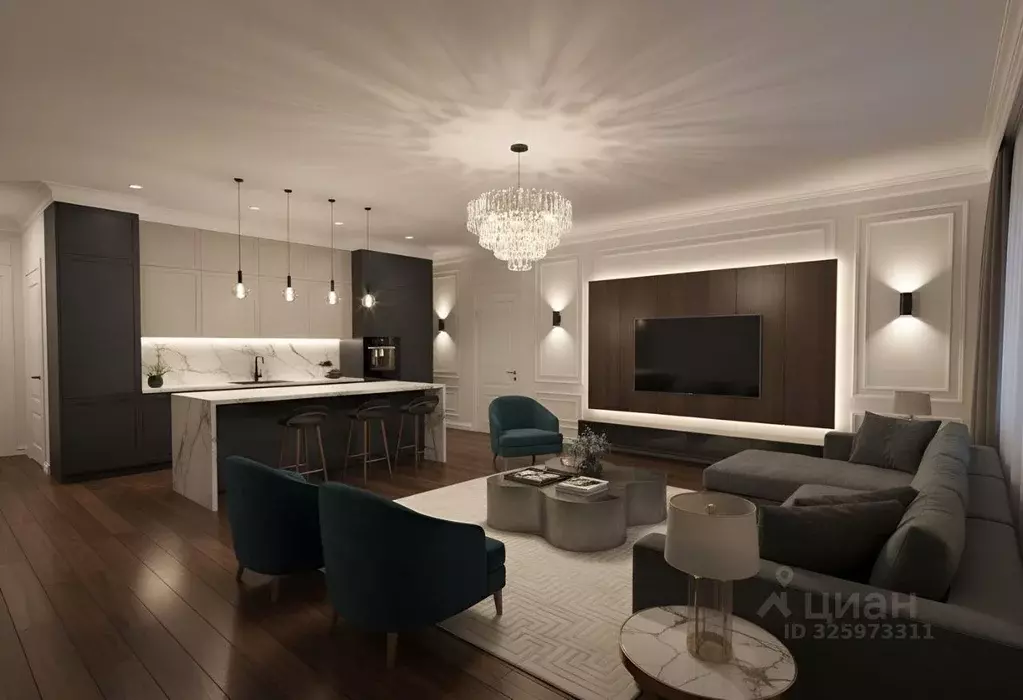 3-к кв. Москва Мосфильмовская ул., 88к2с6 (108.0 м) - Фото 1