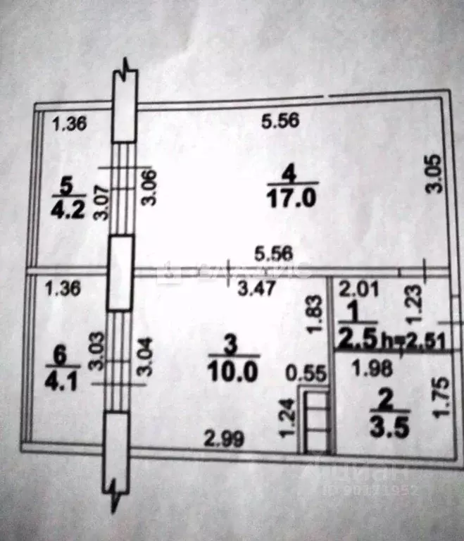 1-к кв. Башкортостан, Стерлитамак ул. Ботаническая, 2 (37.2 м) - Фото 1