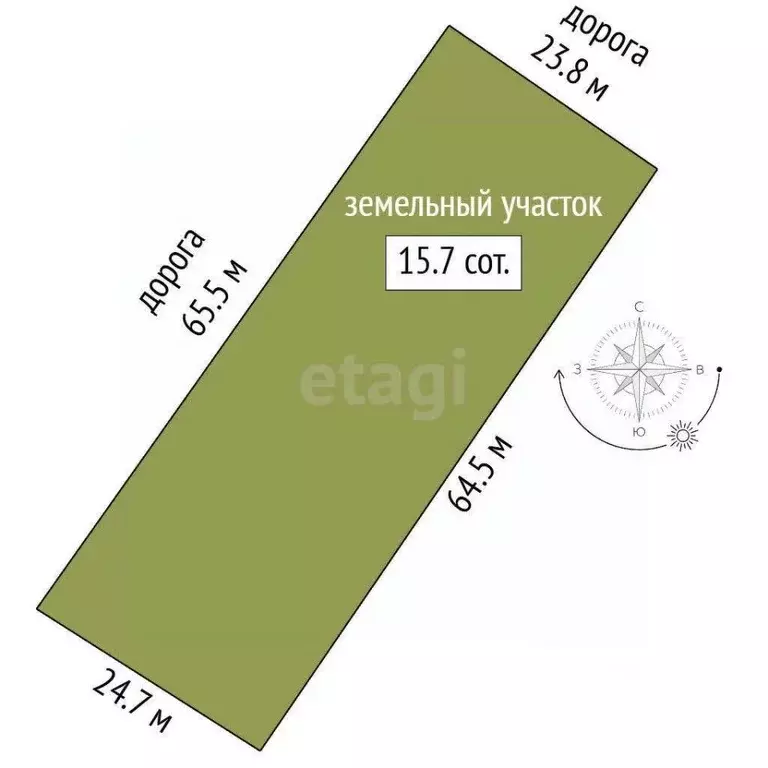 Участок в Башкортостан, Стерлитамакский район, Казадаевский сельсовет, ... - Фото 2