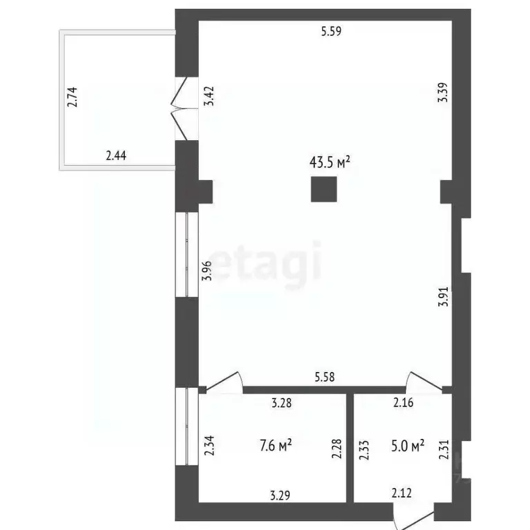 Помещение свободного назначения в Тамбовская область, Уварово 1-й мкр, ... - Фото 1