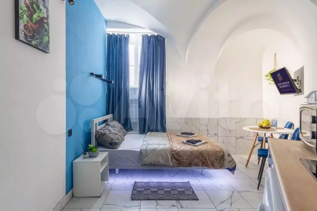 Апартаменты-студия, 15,2 м, 1/4 эт. - Фото 1