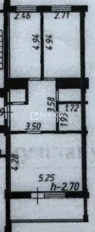 2-к кв. Ивановская область, Иваново Велижская ул., 5 (77.0 м) - Фото 1