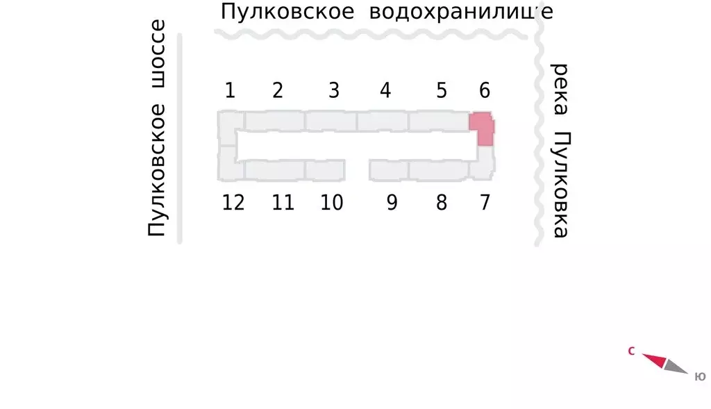 2-комнатная квартира: посёлок Шушары, территория Пулковское (57.2 м) - Фото 2