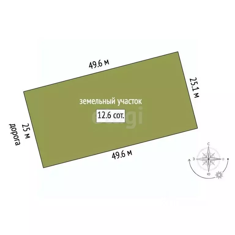 Участок в Забайкальский край, Чита Преображенский мкр,  (12.6 сот.) - Фото 2