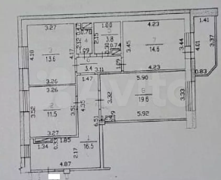 3-к. квартира, 85 м, 4/16 эт. - Фото 0