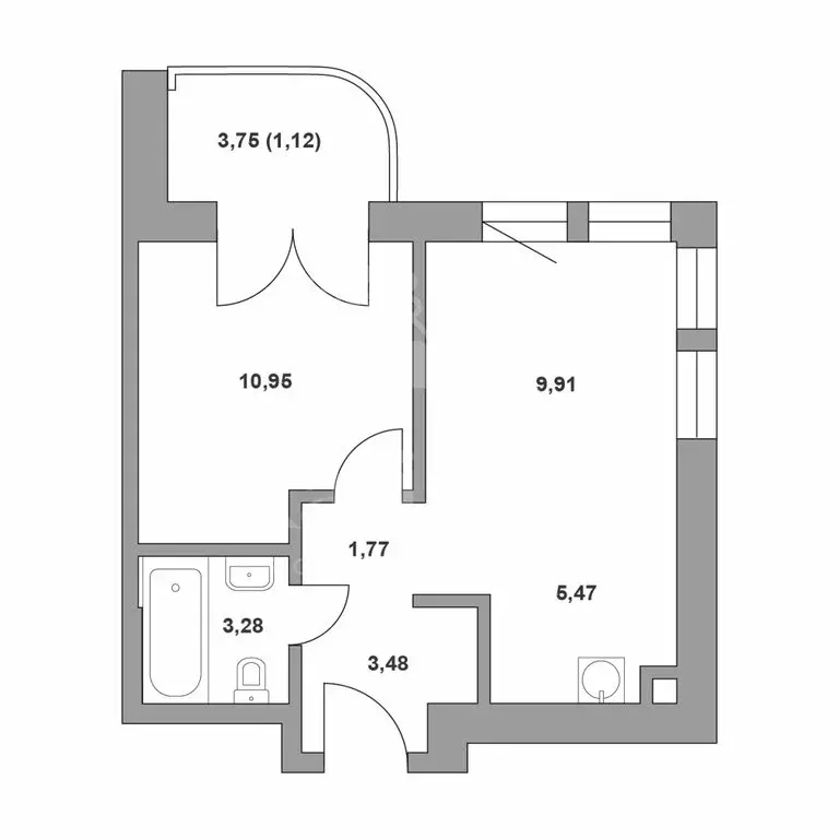 2-комнатная квартира: Москва, улица Академика Королёва, 21 (41.2 м) - Фото 0