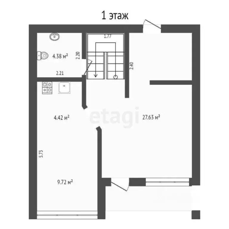 Дом в Ростовская область, Азовский район, Елизаветинское с/пос, ... - Фото 2