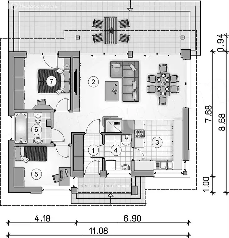 Дом в Дедовск, 2-я Пролетарская улица, 52 (96 м) - Фото 1