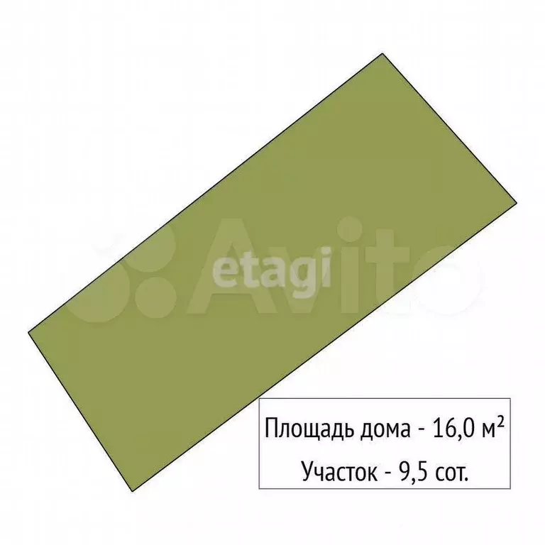Дача 16 м на участке 9,5 сот. - Фото 0