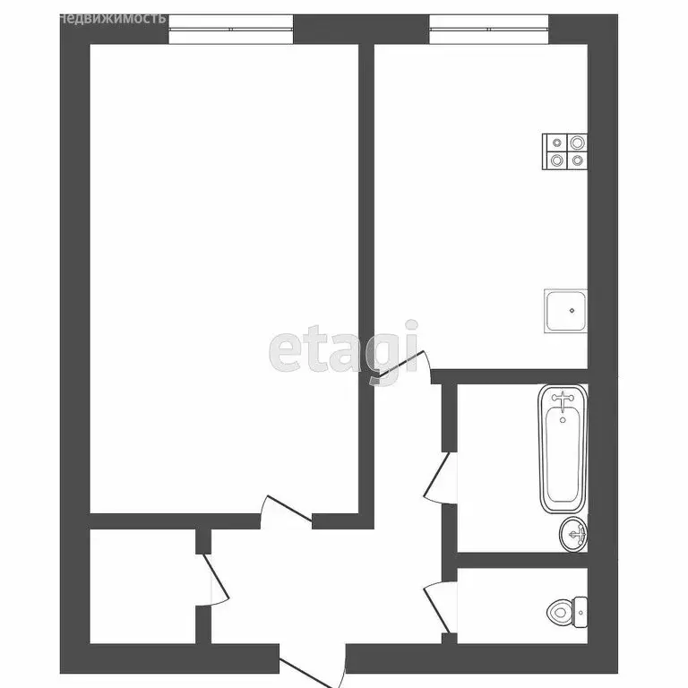 1-комнатная квартира: Саранск, Большевистская улица, 113А (40.6 м) - Фото 0