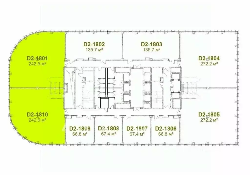 Офис в Москва Стоун Савеловская бк, 1 (242 м) - Фото 1