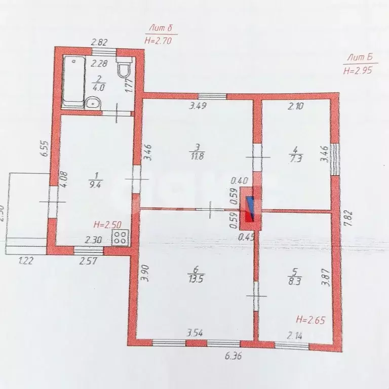 Дом в Краснодарский край, Горячий Ключ ул. Лермонтова (54 м) - Фото 2