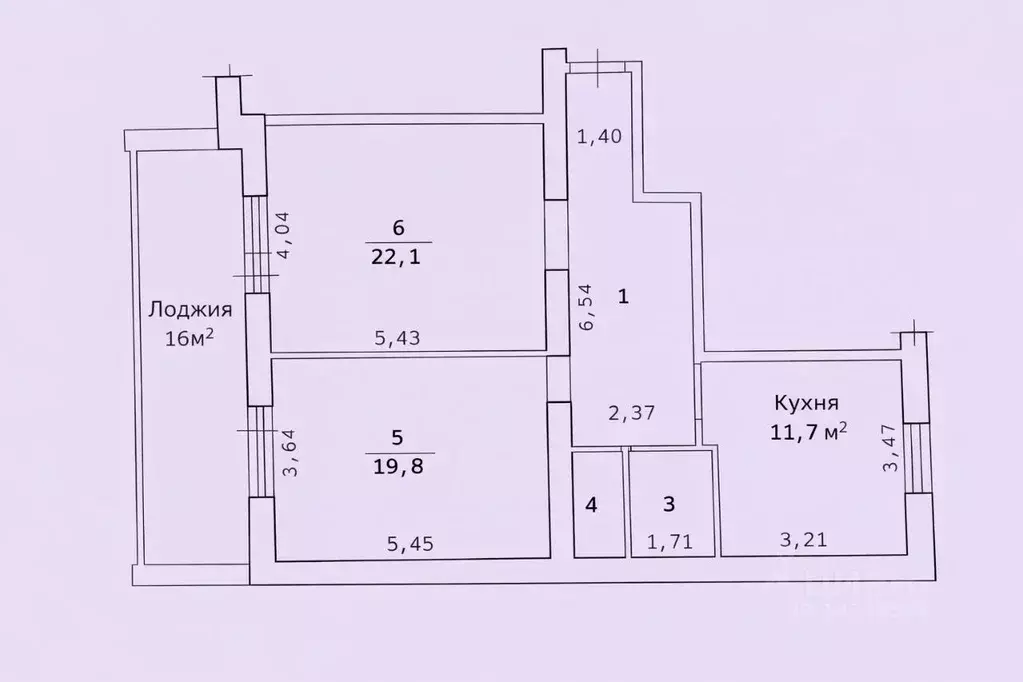 2-к кв. Волгоградская область, Волгоград ул. Глазкова, 23 (79.4 м) - Фото 2