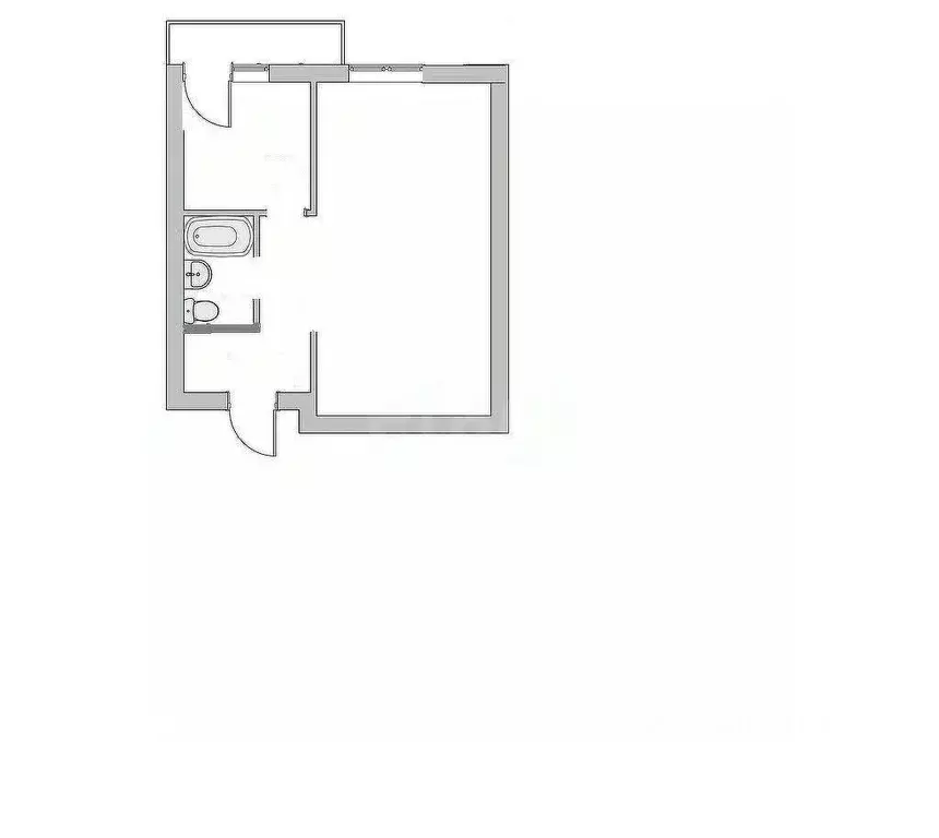 1-к кв. Северная Осетия, Владикавказ ул. Джанаева, 55 (28.5 м) - Фото 1