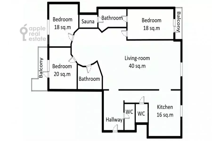 4-к кв. Москва Новорязанская ул., 30А (156.0 м) - Фото 1