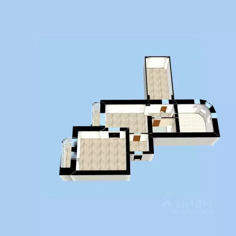 2-к кв. Башкортостан, Уфа бул. Ибрагимова, 46 (74.0 м) - Фото 1