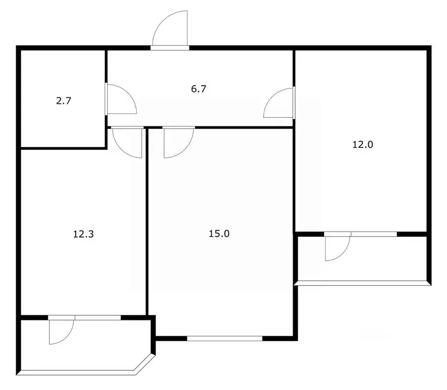 2-к кв. Краснодарский край, Краснодар ул. Имени Героя Николая Шевелева ... - Фото 1